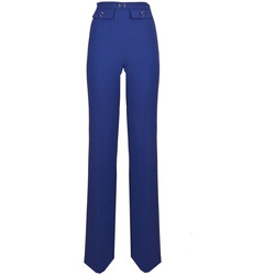Abbigliamento Donna Pantaloni Elisabetta Franchi pa02941e2-828 Blu