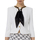 Abbigliamento Donna Giacche Elisabetta Franchi git7041e2-360 Bianco