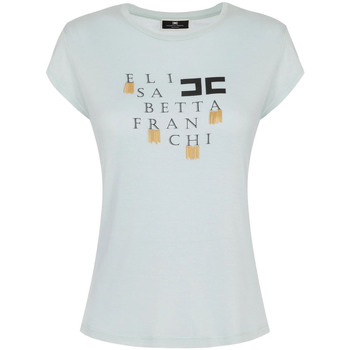 Abbigliamento Donna T-shirt maniche corte Elisabetta Franchi ma00841e2-bv9 Verde
