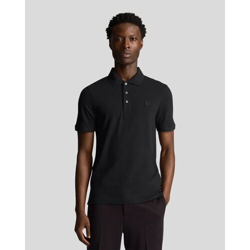 Abbigliamento Uomo T-shirt & Polo Lyle & Scott SP400TON POLO SHIRT-Z865 JET BLACK Nero