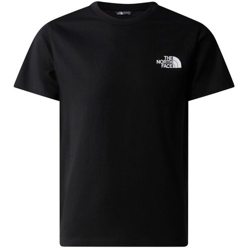 Abbigliamento Unisex bambino T-shirt & Polo The North Face NF0A87T4 TEEN SS SIMPLE DOME TEE-JK3 BLACK Nero