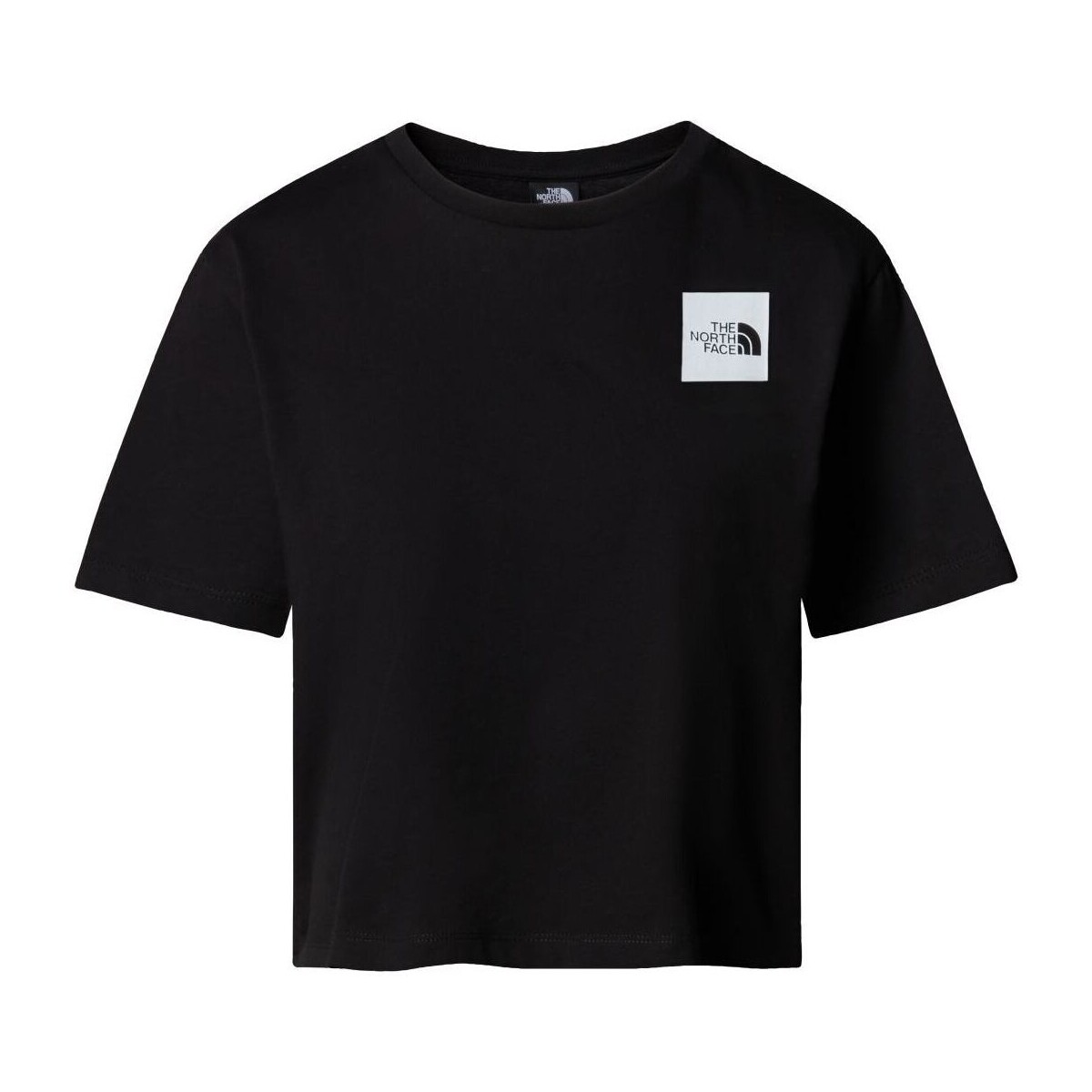 Abbigliamento Donna T-shirt & Polo The North Face NF0A87NB W S/S CROPPED FINE-JK3 Nero