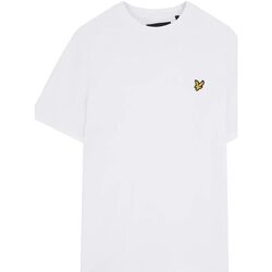 Abbigliamento Uomo T-shirt & Polo Lyle & Scott TS400VOGX PLAIN SHIRT-626 WHITE Bianco
