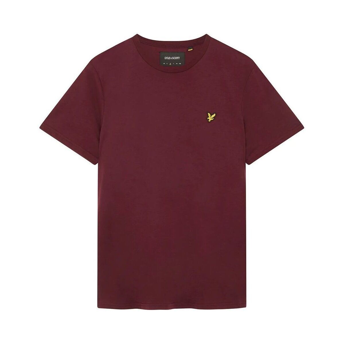 Abbigliamento Uomo T-shirt & Polo Lyle & Scott TS400VOGX PLAIN SHIRT-Z562 BURGUNDY Rosso