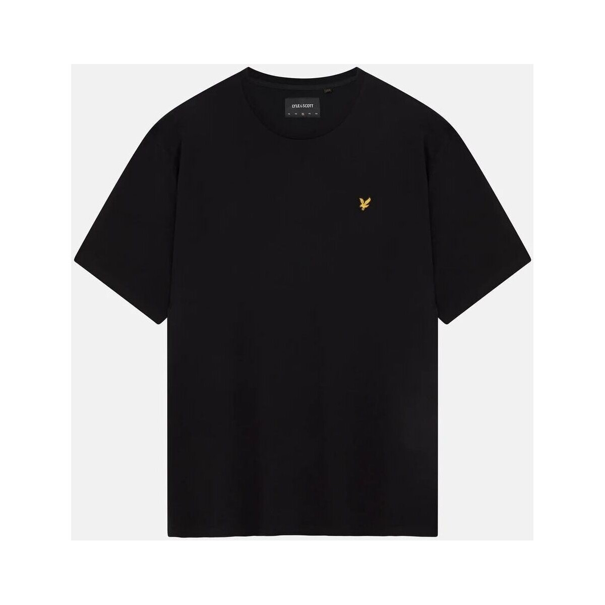 Abbigliamento Uomo T-shirt & Polo Lyle & Scott TS400VOGX PLAIN SHIRT-Z865 JET BLACK Nero