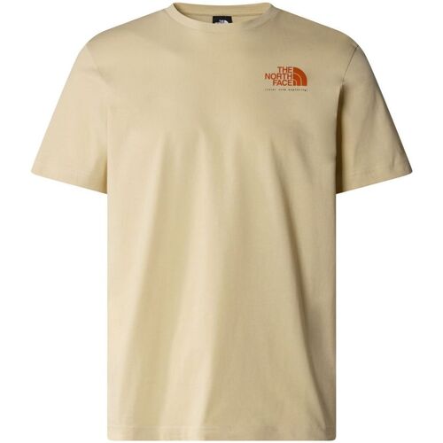 Abbigliamento Uomo T-shirt & Polo The North Face NF0A87EW M GRAPHIC TEE-3X4 GRAVEL Beige