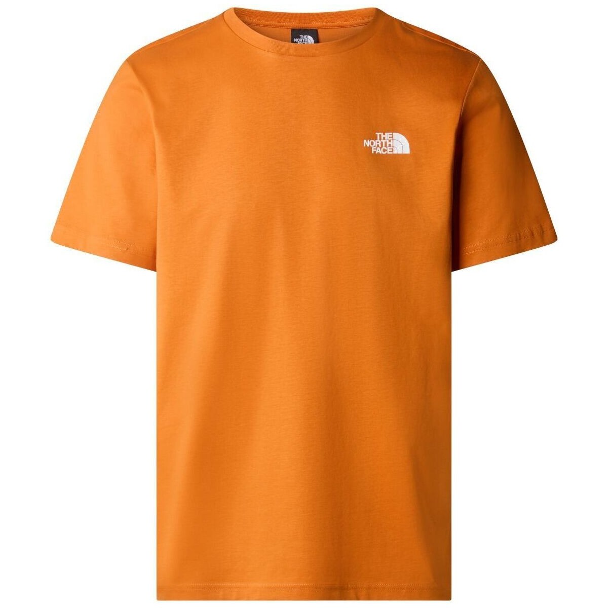Abbigliamento Uomo T-shirt & Polo The North Face NF0A87NP M SS BOX NSE TEE-PCO ORANGE Arancio