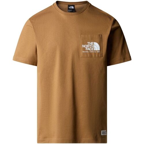 Abbigliamento Uomo T-shirt & Polo The North Face NF0A87U2 M BERKELEY-173 UTILITY BROWN Marrone