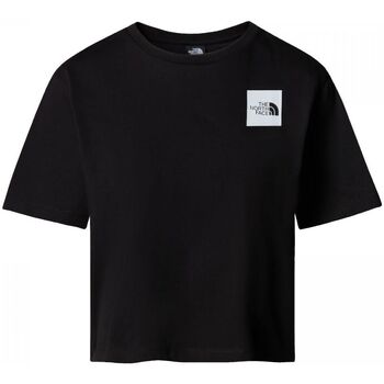 Abbigliamento Donna T-shirt & Polo The North Face NF0A87NB W S/S CROPPED FINE-JK3 Nero