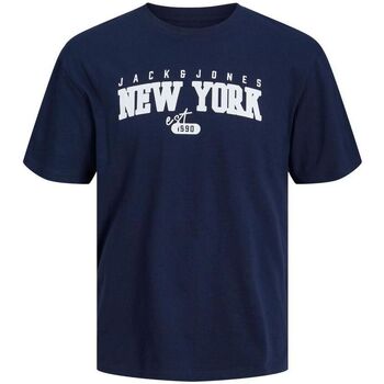 Abbigliamento Uomo T-shirt & Polo Jack & Jones 12247773 CORY-NAVY BLAZER Blu