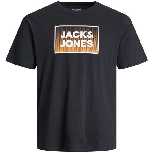 Abbigliamento Uomo T-shirt & Polo Jack & Jones 12249331 STEEL-DARK NAVY Blu