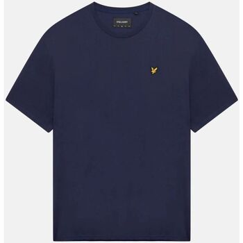 Abbigliamento Uomo T-shirt & Polo Lyle & Scott TS400VOGX PLAIN SHIRT-Z99 NAVY Blu