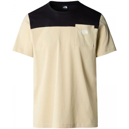 Abbigliamento Uomo T-shirt & Polo The North Face NF0A87DP M ICONS TEE-3X4 GRAVEL Beige