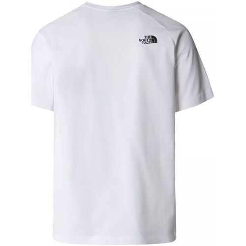 Abbigliamento Uomo T-shirt & Polo The North Face NF0A87NJ M SS RAGLAN REDBOX TEE-ZI5 WHITE Bianco