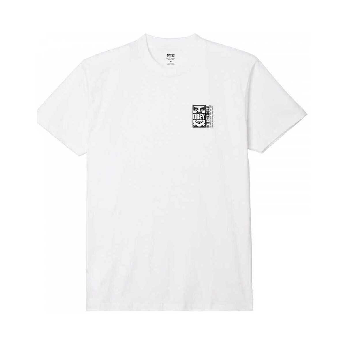 Abbigliamento Uomo T-shirt & Polo Obey icon split Bianco