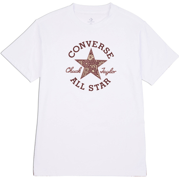 Abbigliamento Donna T-shirt maniche corte Converse Floral Patch Bianco