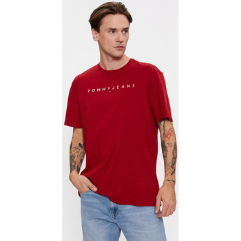 Abbigliamento Uomo T-shirt maniche corte Tommy Jeans ATRMPN-44634 Rosso