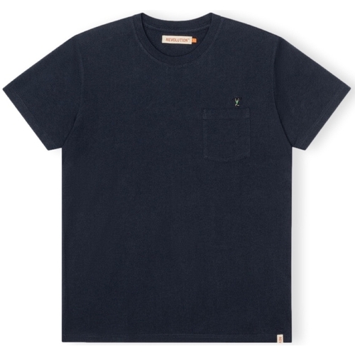 Abbigliamento Uomo T-shirt & Polo Revolution T-Shirt Regular 1341 WEI - Navy Blu