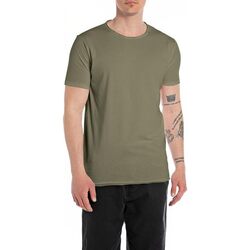 Abbigliamento Uomo T-shirt maniche corte Replay La t-shirt in jersey a maniche corte  M3590.000 Verde