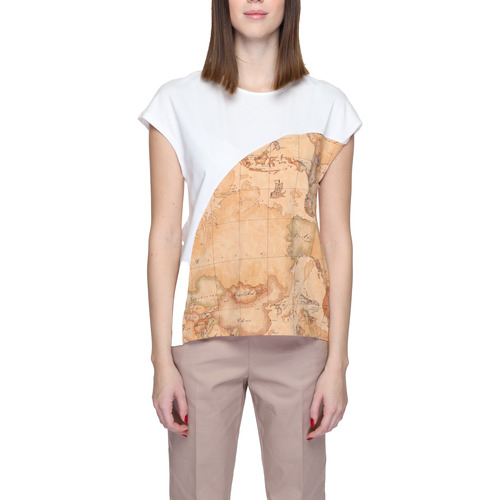 Abbigliamento Donna T-shirt maniche corte Alviero Martini DF 0737 JC76 Bianco