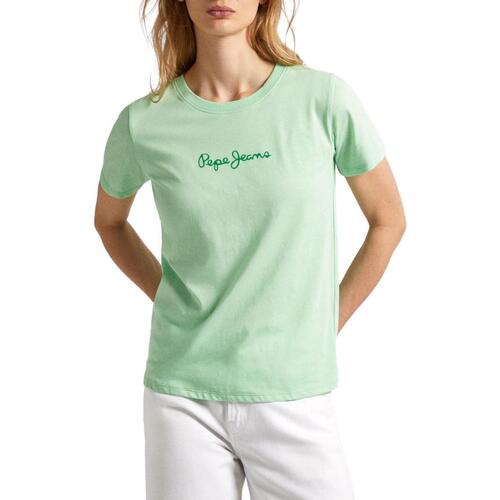 Abbigliamento Donna T-shirt & Polo Pepe jeans  Verde