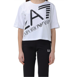 Abbigliamento Donna T-shirt maniche corte Emporio Armani EA7 3DTT23-TJRQZ Bianco
