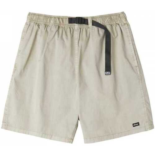 Abbigliamento Uomo Shorts / Bermuda Obey Easy pigment trail short Grigio