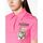 Abbigliamento Donna T-shirt maniche corte Moschino Crop polo shirt Rosa