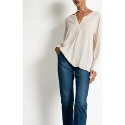 Abbigliamento Donna Jeans 3/4 & 7/8 Kaos Collezioni QP1TZ021 Gesso