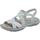 Scarpe Donna Sandali Skechers 163185 Reggae Slim Sunny Side Bianco