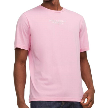 Abbigliamento Uomo T-shirt & Polo Jack & Jones 12217167 Rosa
