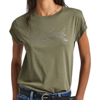 Abbigliamento Donna T-shirt maniche corte Pepe jeans PL505767 Verde