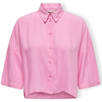 Abbigliamento Donna Top / Blusa Only Noos Astrid Life Shirt 2/4 - Begonia Pink Rosa