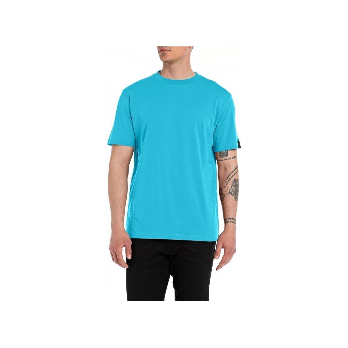 Abbigliamento Uomo T-shirt maniche corte Replay T-shirt girocollo maniche corte M6796.000 Marine
