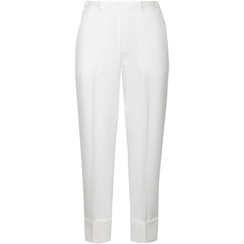 Abbigliamento Donna Pantaloni 5 tasche Sandro Ferrone S39XBDFURFANTELLOTEC Bianco