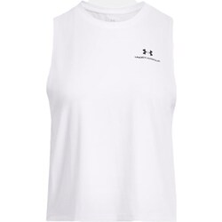 Abbigliamento Donna Top / T-shirt senza maniche Under Armour 1383654 Bianco