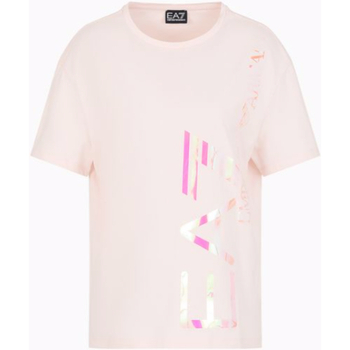 Abbigliamento Donna T-shirt maniche corte Emporio Armani EA7 3DTT25-TJTYZ Rosa