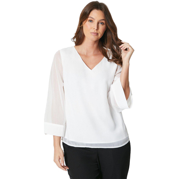 Abbigliamento Donna Camicie Principles DH6713 Bianco