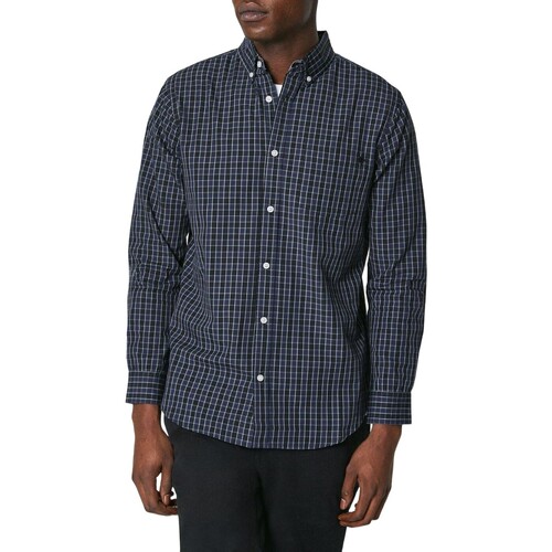 Abbigliamento Uomo Camicie maniche lunghe Maine DH6722 Blu