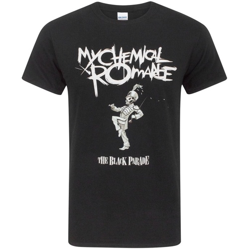 Abbigliamento Uomo T-shirts a maniche lunghe My Chemical Romance NS4385 Nero