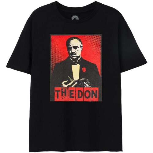 Abbigliamento Uomo T-shirts a maniche lunghe The Godfather NS7742 Nero