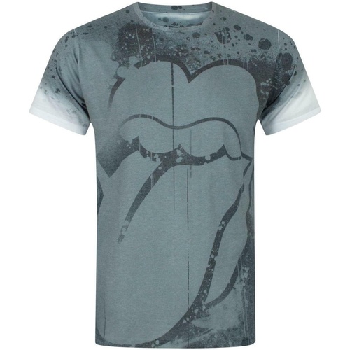 Abbigliamento Uomo T-shirts a maniche lunghe The Rolling Stones Tongue Bianco