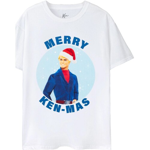 Abbigliamento Uomo T-shirts a maniche lunghe Dessins Animés Merry Kenmas Bianco