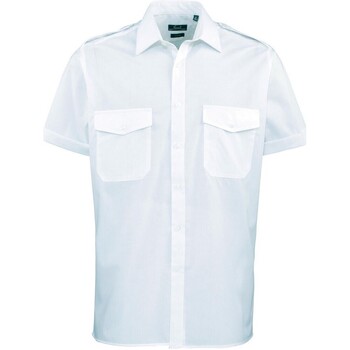 Abbigliamento Uomo Camicie maniche corte Premier PR212 Blu