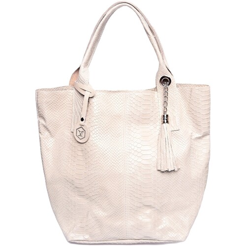 Borse Donna Tote bag / Borsa shopping Luisa Vannini Handbag Beige
