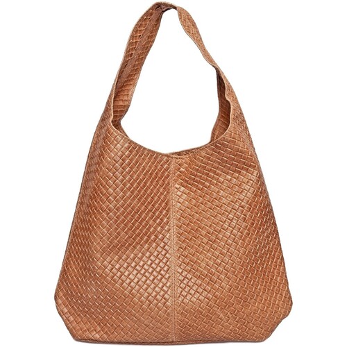 Borse Donna Tote bag / Borsa shopping Luisa Vannini Shopper bag Marrone