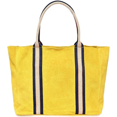 Borse Donna Tote bag / Borsa shopping Isabella Rhea Top Handle bag Giallo