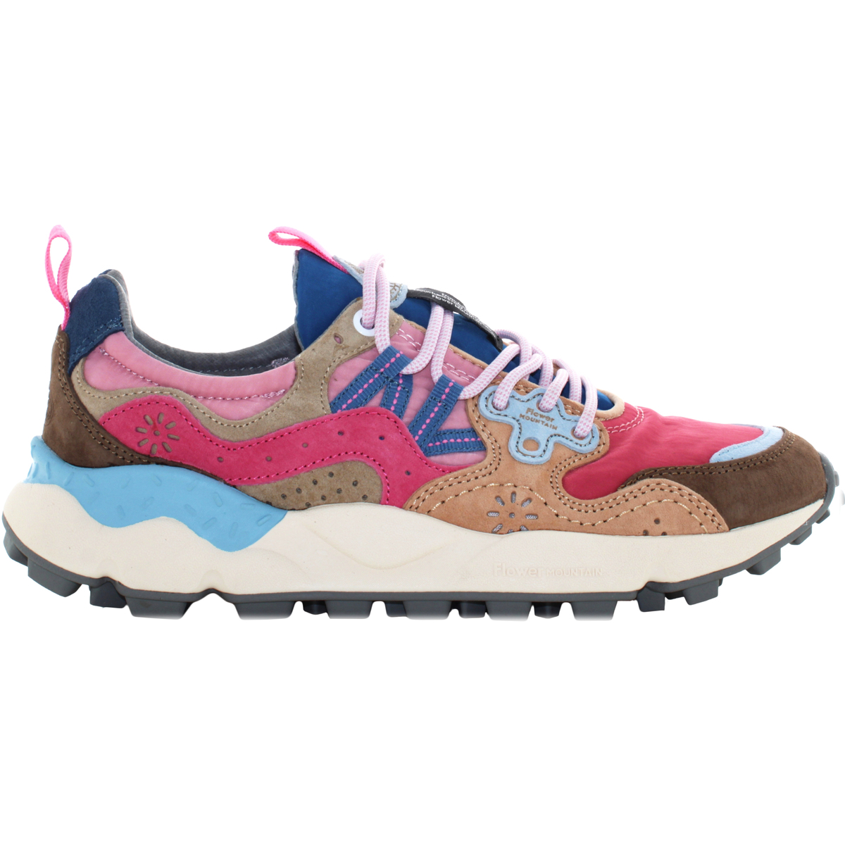 Scarpe Donna Sneakers basse Flower Mountain donna sneakers basse 0012017817.01.1M17 YAMANO 3 WOMAN Rosa