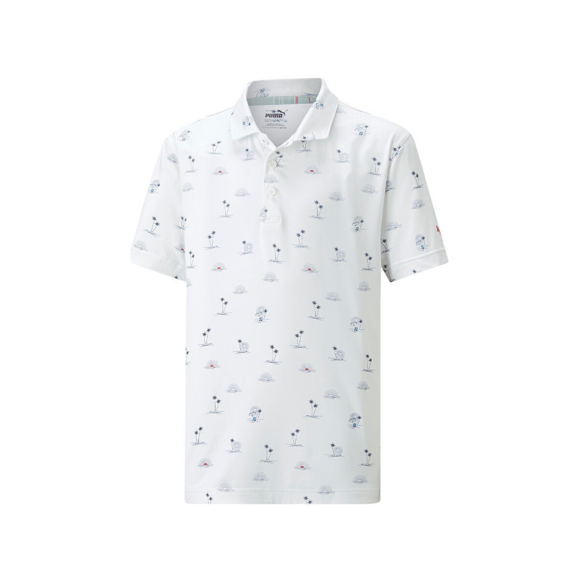 Abbigliamento Bambino T-shirt & Polo Puma 539780-01 Bianco