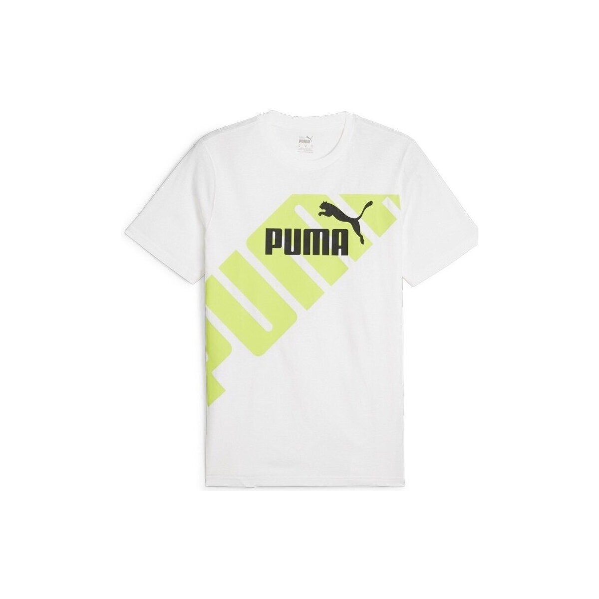 Abbigliamento Uomo T-shirt maniche corte Puma T-shirt Uomo Power Bianco